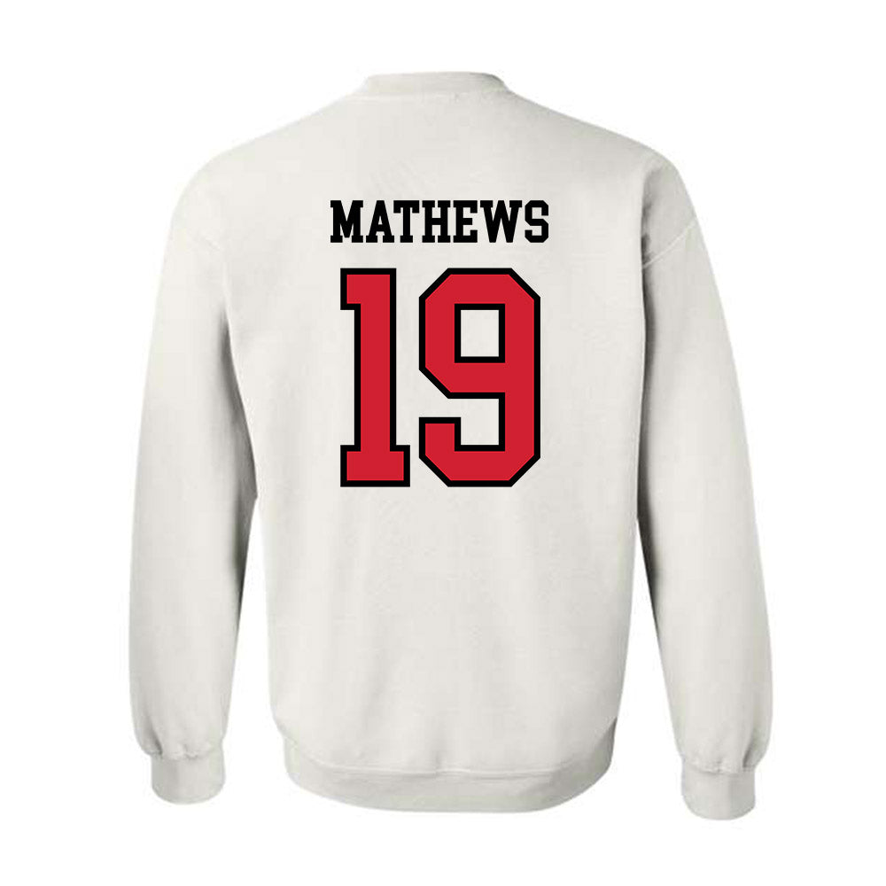 UNLV - NCAA Football : Tylen Mathews - Classic Shersey Crewneck Sweatshirt-1