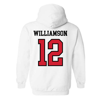 UNLV - NCAA Men's Basketball : Issac Williamson - Classic Shersey Hooded Sweatshirt-1