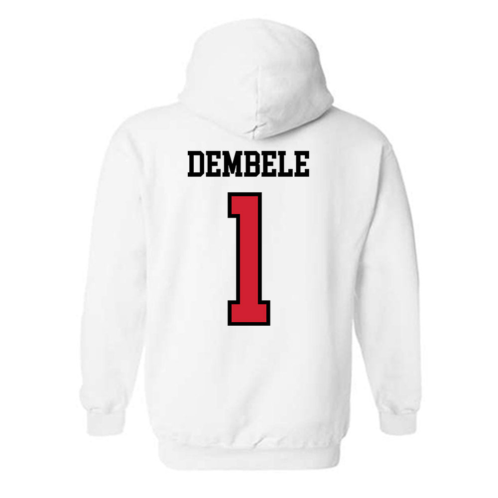 UNLV - NCAA Men's Basketball : Ladji Dembele - Classic Shersey Hooded Sweatshirt-1