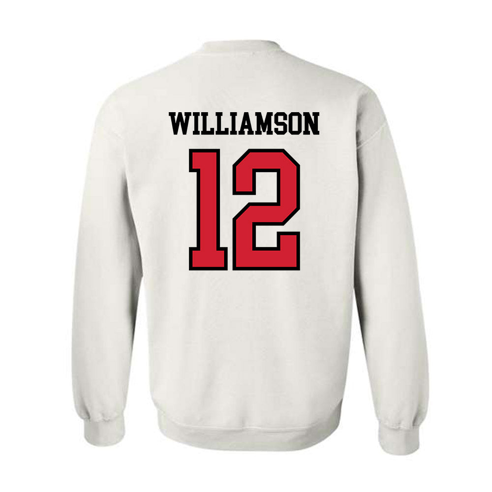 UNLV - NCAA Men's Basketball : Issac Williamson - Classic Shersey Crewneck Sweatshirt-1