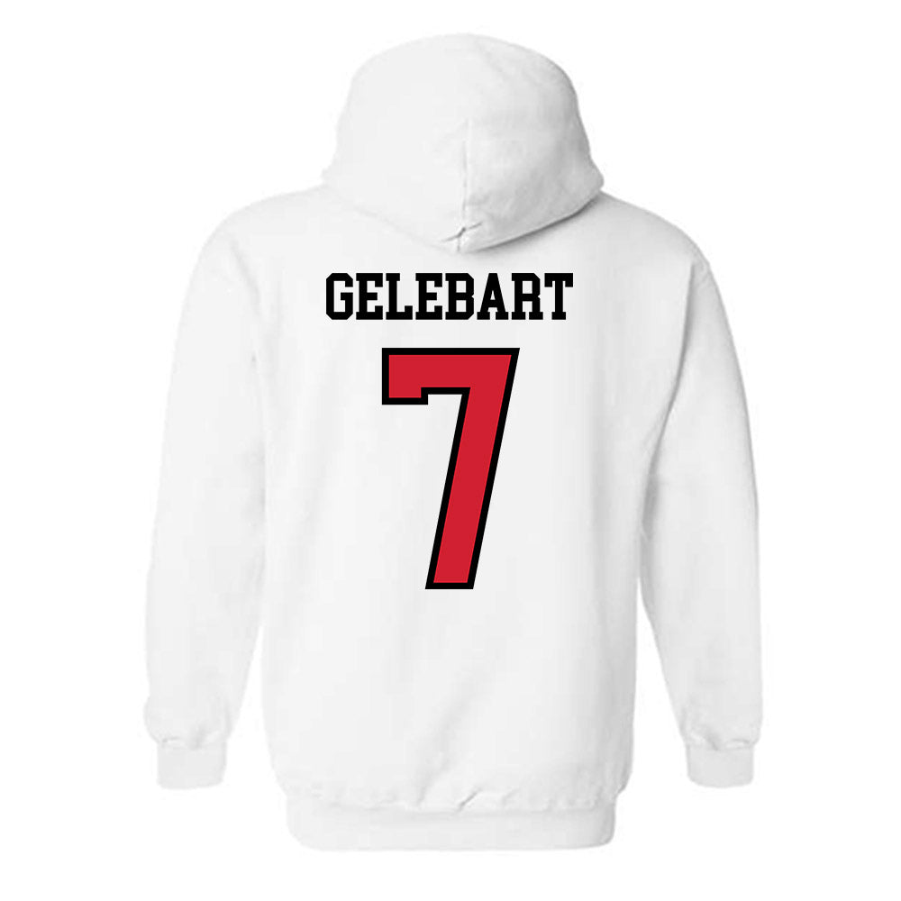 UNLV - NCAA Men's Soccer : Lucas Gelebart - Classic Shersey Hooded Sweatshirt-1