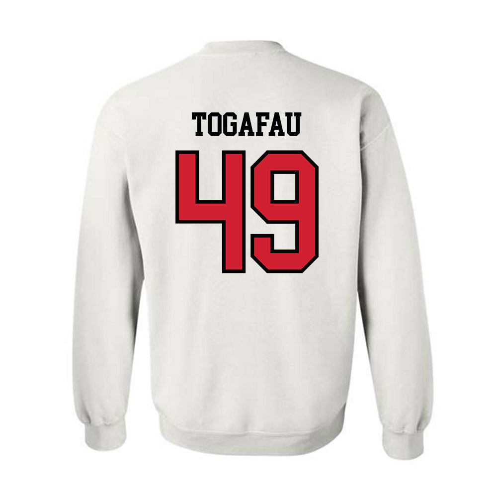 UNLV - NCAA Football : Kal-El Togafau - Classic Shersey Crewneck Sweatshirt-1