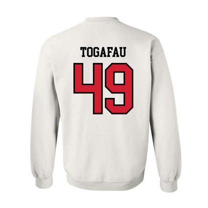 UNLV - NCAA Football : Kal-El Togafau - Classic Shersey Crewneck Sweatshirt-1