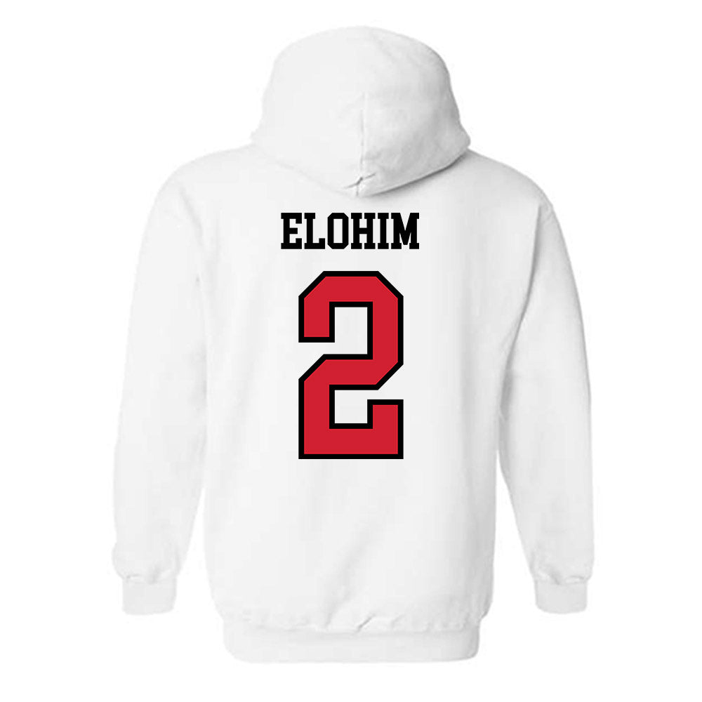 UNLV - NCAA Women's Basketball : Mariah Elohim - Classic Shersey Hooded Sweatshirt-1