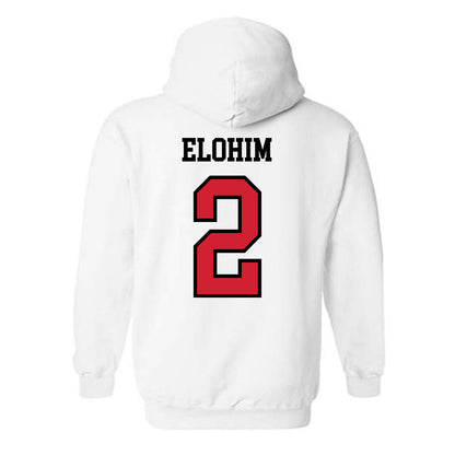 UNLV - NCAA Women's Basketball : Mariah Elohim - Classic Shersey Hooded Sweatshirt-1