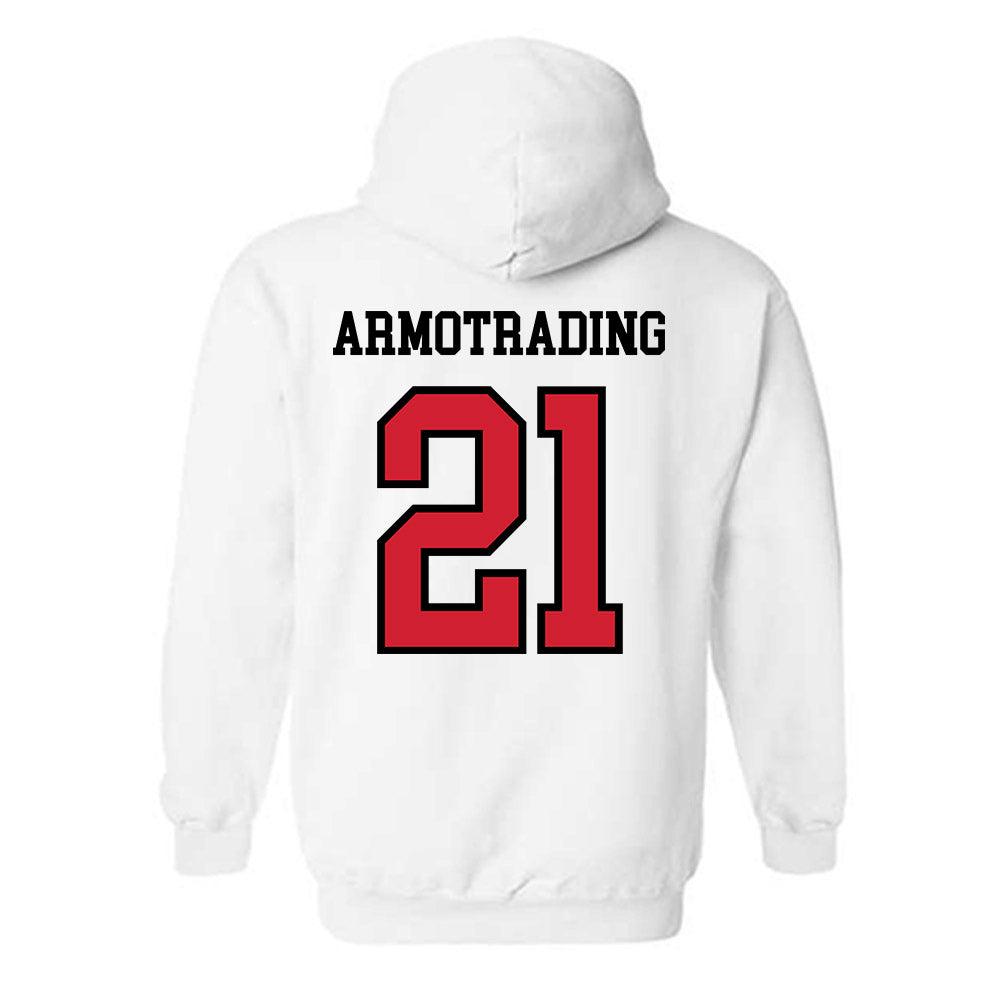 UNLV - NCAA Men's Basketball : Joel Armotrading - Classic Shersey Hooded Sweatshirt-1