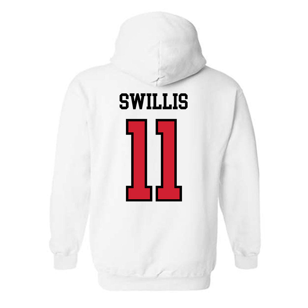 UNLV - NCAA Women's Basketball : Alexis Swillis - Classic Shersey Hooded Sweatshirt-1