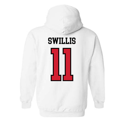 UNLV - NCAA Women's Basketball : Alexis Swillis - Classic Shersey Hooded Sweatshirt-1