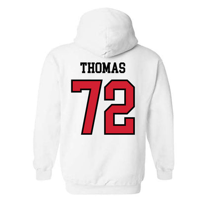UNLV - NCAA Football : Will Thomas - Classic Shersey Hooded Sweatshirt-1