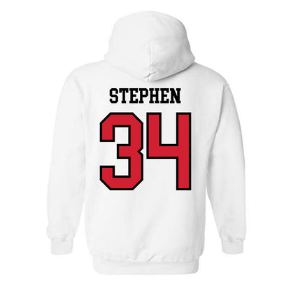 UNLV - NCAA Men's Basketball : Emmanuel Stephen - Classic Shersey Hooded Sweatshirt-1