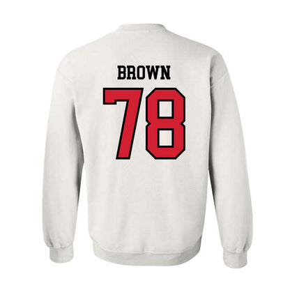 UNLV - NCAA Football : Jackson Brown - Classic Shersey Crewneck Sweatshirt-1
