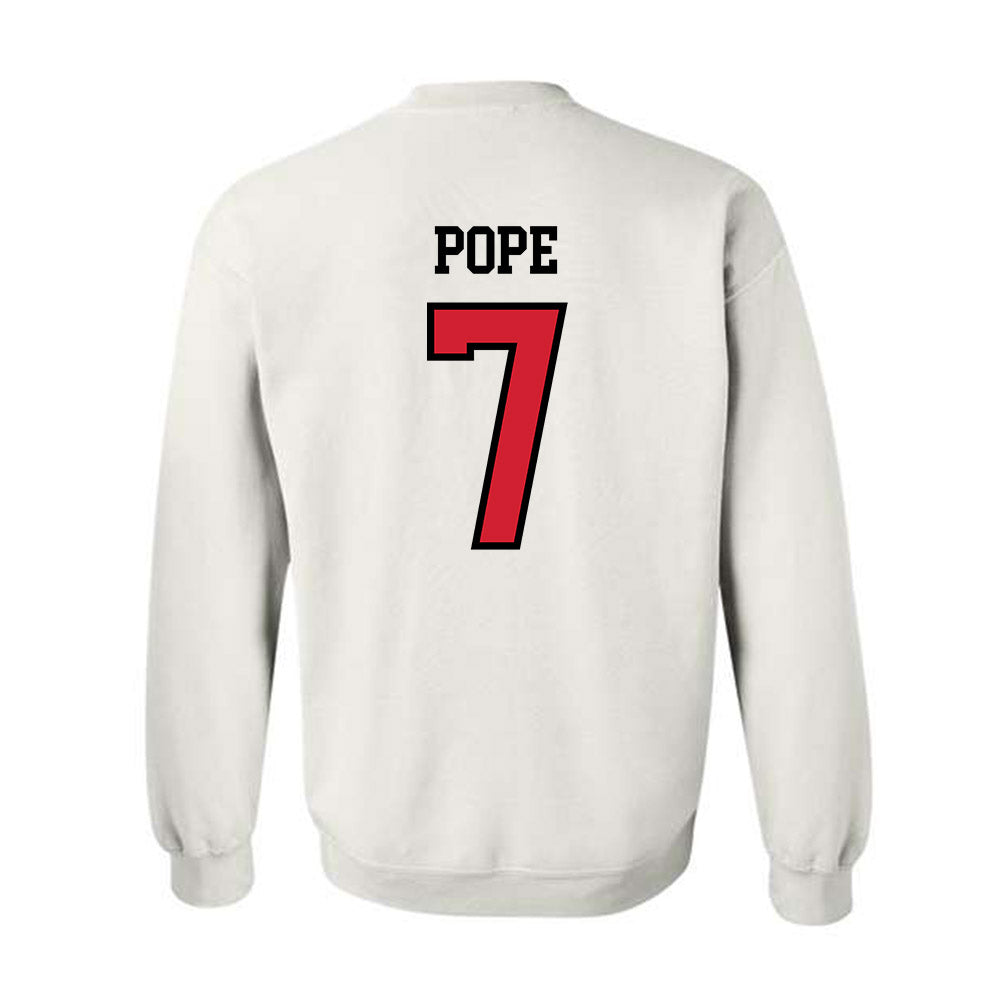 UNLV - NCAA Football : Jake Pope - Classic Shersey Crewneck Sweatshirt-1