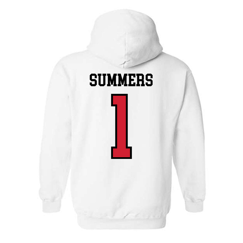 UNLV - NCAA Women's Basketball : Sydni Summers - Classic Shersey Hooded Sweatshirt-1