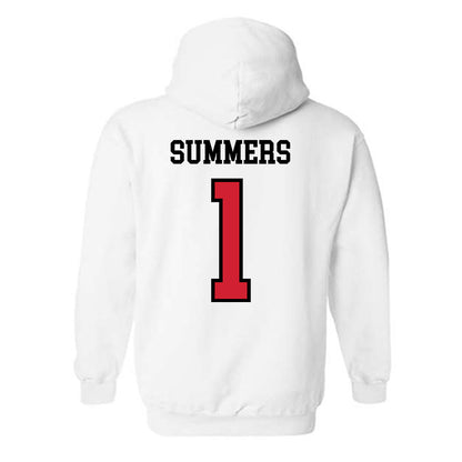 UNLV - NCAA Women's Basketball : Sydni Summers - Classic Shersey Hooded Sweatshirt-1