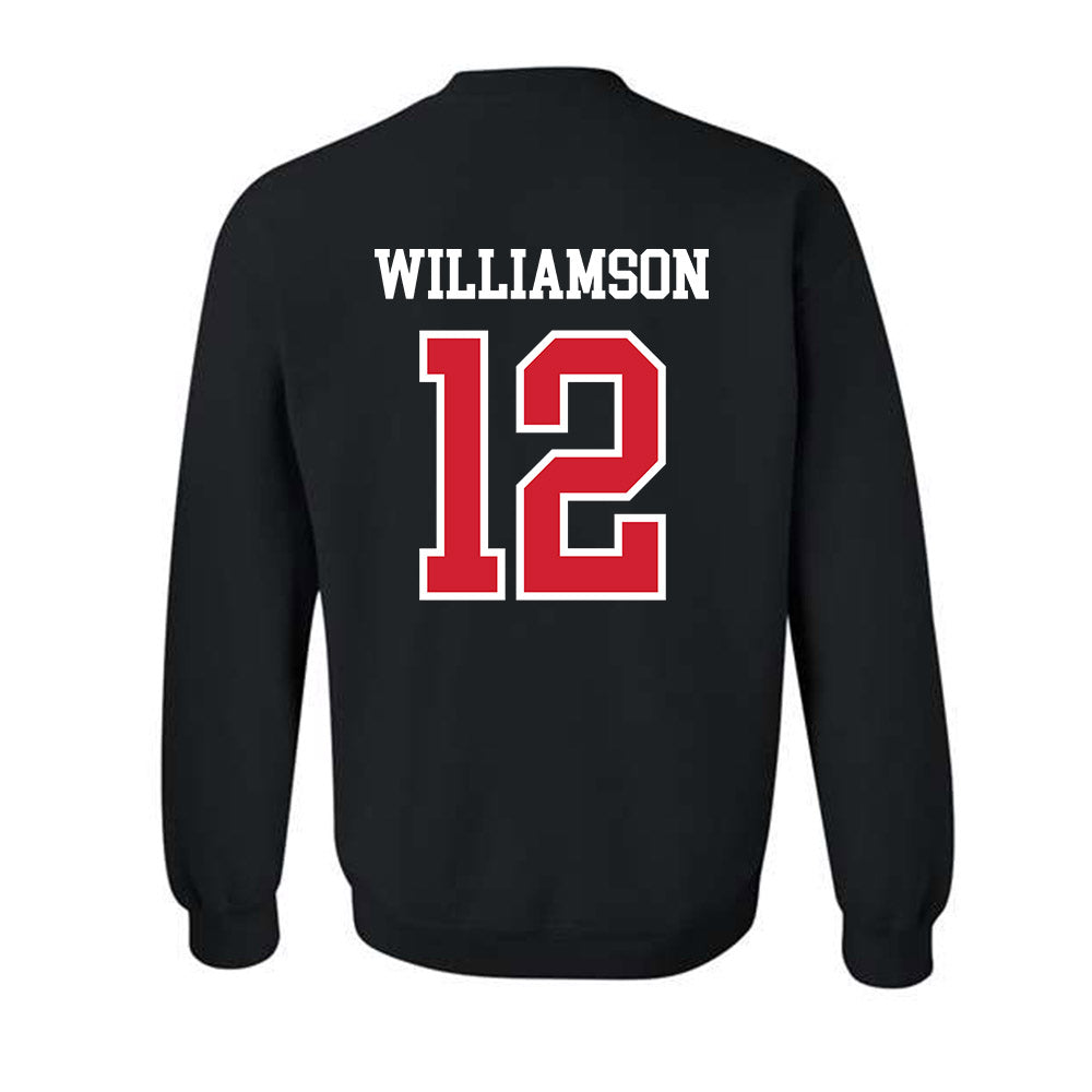 UNLV - NCAA Men's Basketball : Issac Williamson - Classic Shersey Crewneck Sweatshirt-1