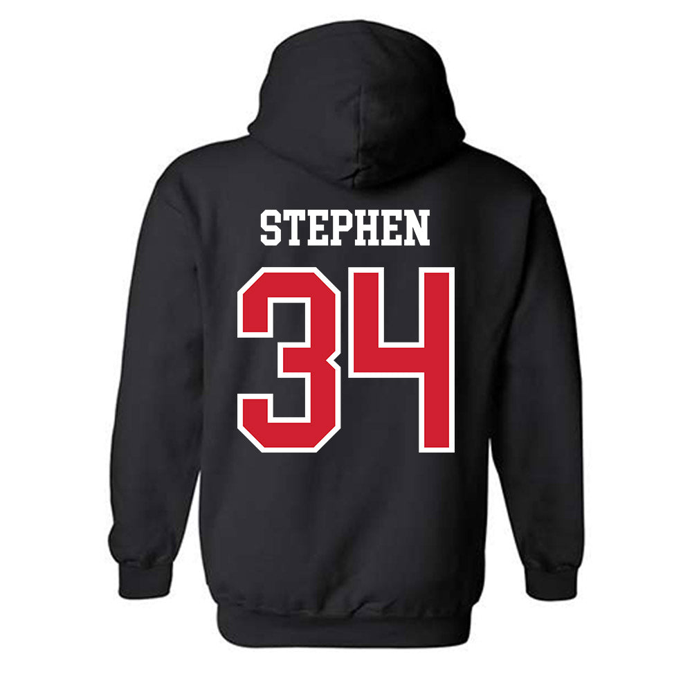 UNLV - NCAA Men's Basketball : Emmanuel Stephen - Classic Shersey Hooded Sweatshirt-1