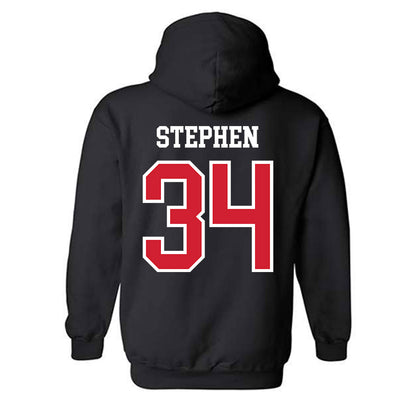 UNLV - NCAA Men's Basketball : Emmanuel Stephen - Classic Shersey Hooded Sweatshirt-1