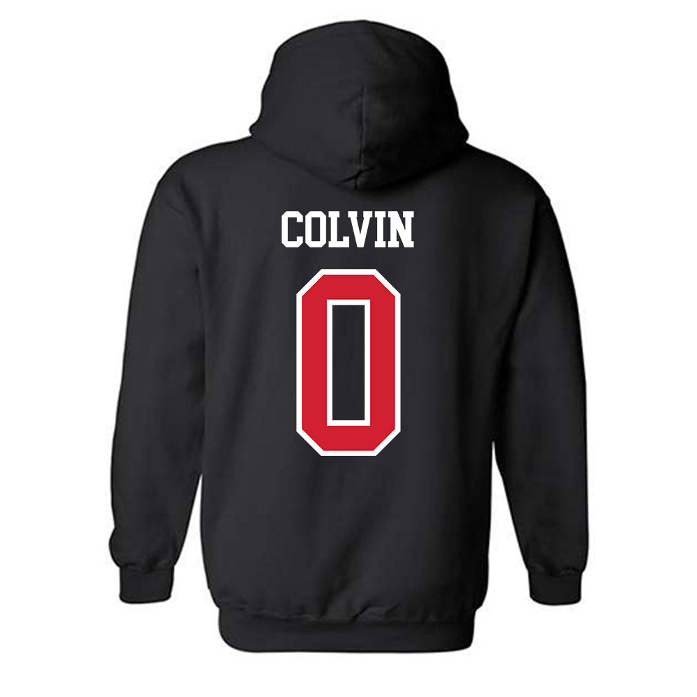 UNLV - NCAA Women's Basketball : Teagan Colvin - Classic Shersey Hooded Sweatshirt-1