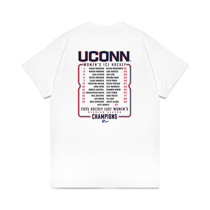 UConn - NCAA Women's Ice Hockey : - Team Roster Premium T-Shirt-1
