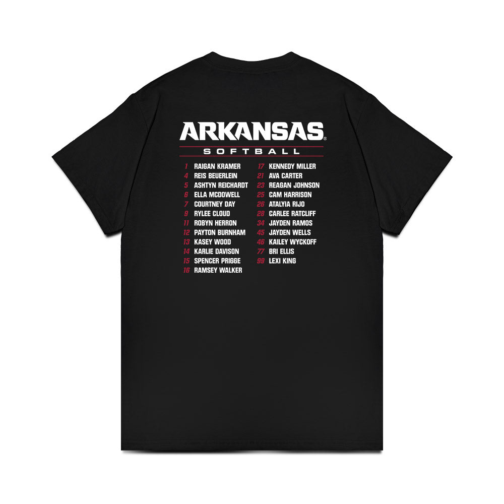 Arkansas - NCAA Softball : - Roster Premium T-Shirt-1