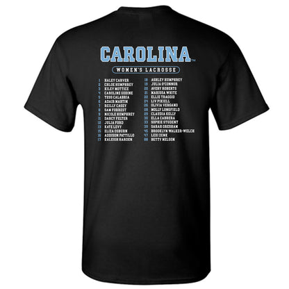 UNC - NCAA Women's Lacrosse : - Roster T-Shirt-1