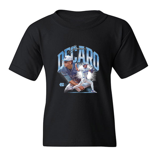 UNC - NCAA Baseball : Jason DeCaro - Youth T-Shirt-0