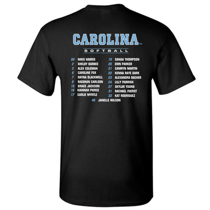 UNC - NCAA Softball : - Roster T-Shirt-1