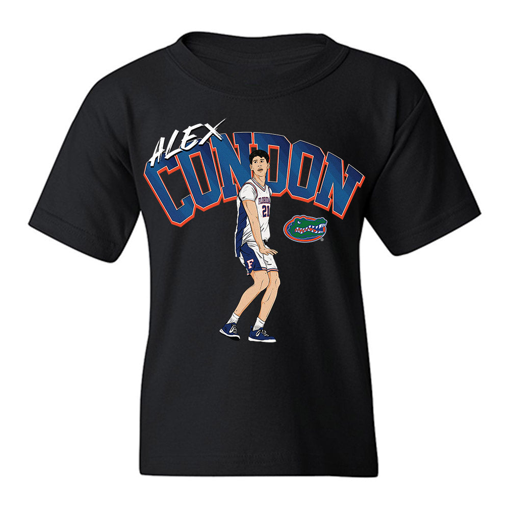 Florida - NCAA Men's Basketball : Alex Condon - Graphic Tee Youth T-Shirt-0