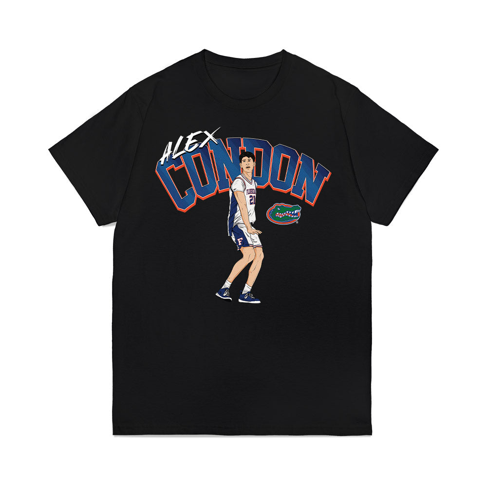 Florida - NCAA Men's Basketball : Alex Condon - Graphic Tee Premium T-Shirt-0