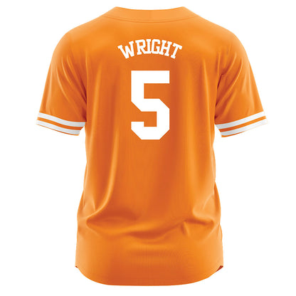 Tennessee - NCAA Baseball : Garrett Wright - Gold Jersey-1
