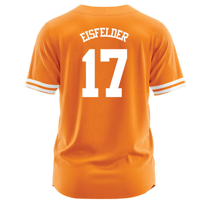 Tennessee - NCAA Baseball : Nathan Eisfelder - Gold Jersey-1