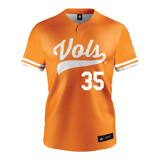 Tennessee - NCAA Baseball : Michael Teasley - Gold Jersey-0