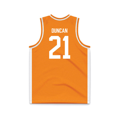 Tennessee - NCAA Men's Basketball : Campbell Duncan - Basketball Jersey-1