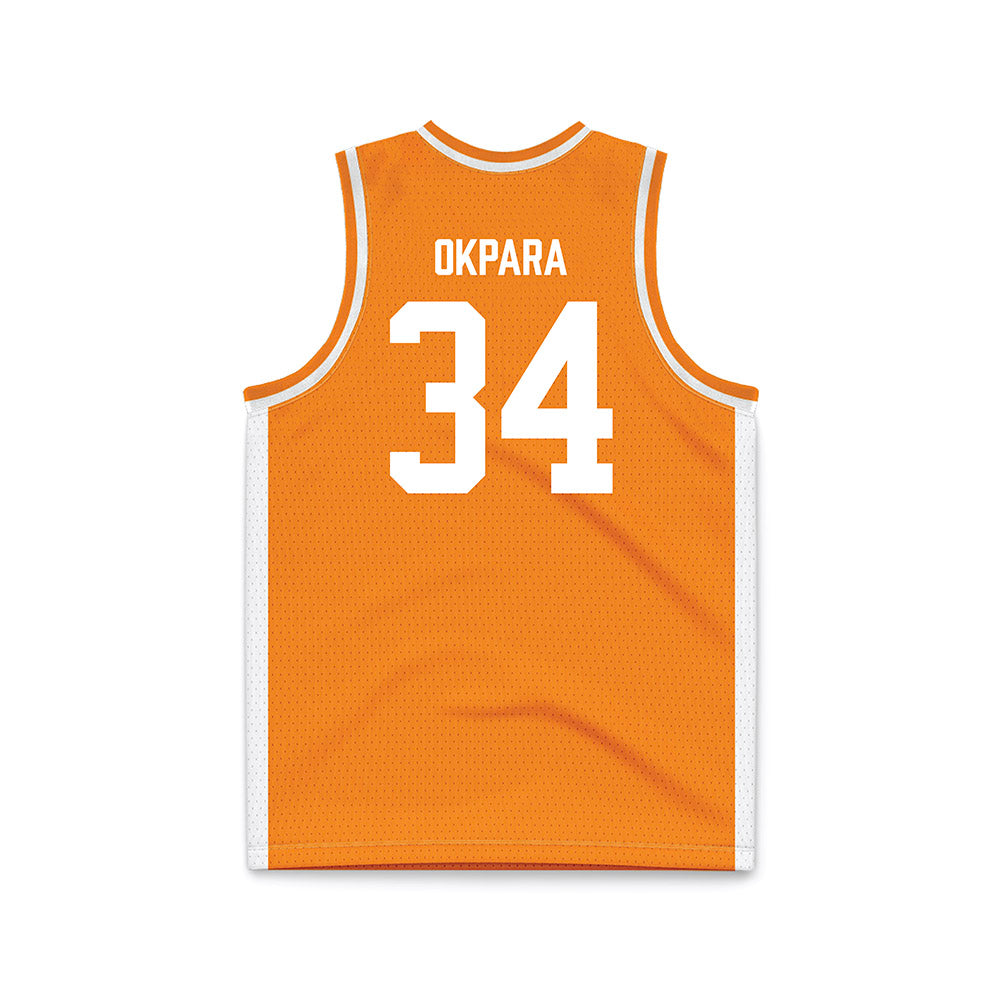 Tennessee - NCAA Men's Basketball : Felix Okpara - Basketball Jersey-1