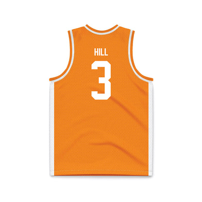 Tennessee - NCAA Men's Basketball : Terrence Hill - Basketball Jersey-1