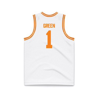 Tennessee - NCAA Men's Basketball : Manny Green - White Basketball Jersey-1