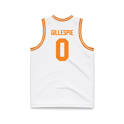Tennessee - NCAA Men's Basketball : Ja'Kobi Gillespie - White Basketball Jersey-1