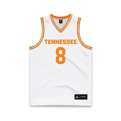 Tennessee - NCAA Men's Basketball : Marquis Clark - White Basketball Jersey-0