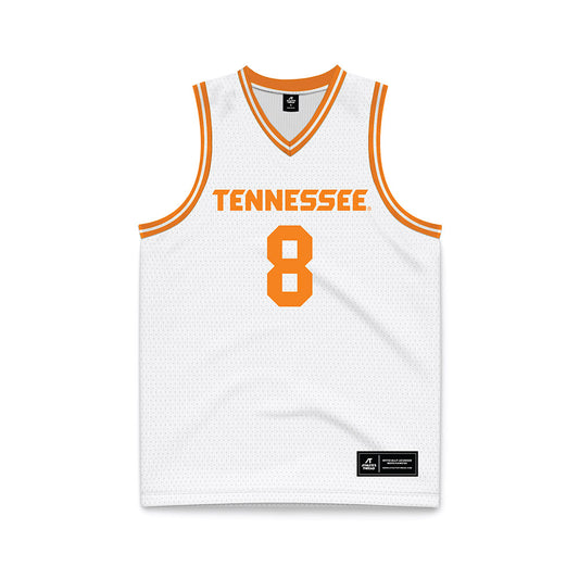 Tennessee - NCAA Men's Basketball : Marquis Clark - White Basketball Jersey-0