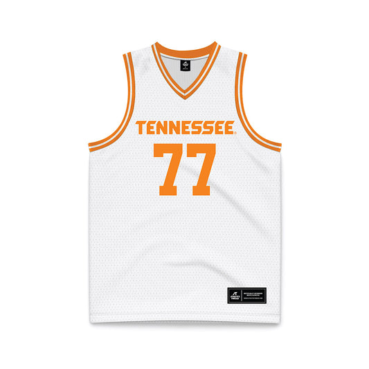 Tennessee - NCAA Men's Basketball : Amaree Abram - White Basketball Jersey-0