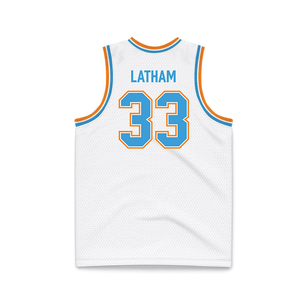 Tennessee - NCAA Women's Basketball : Alyssa Latham - White Basketball Jersey-1
