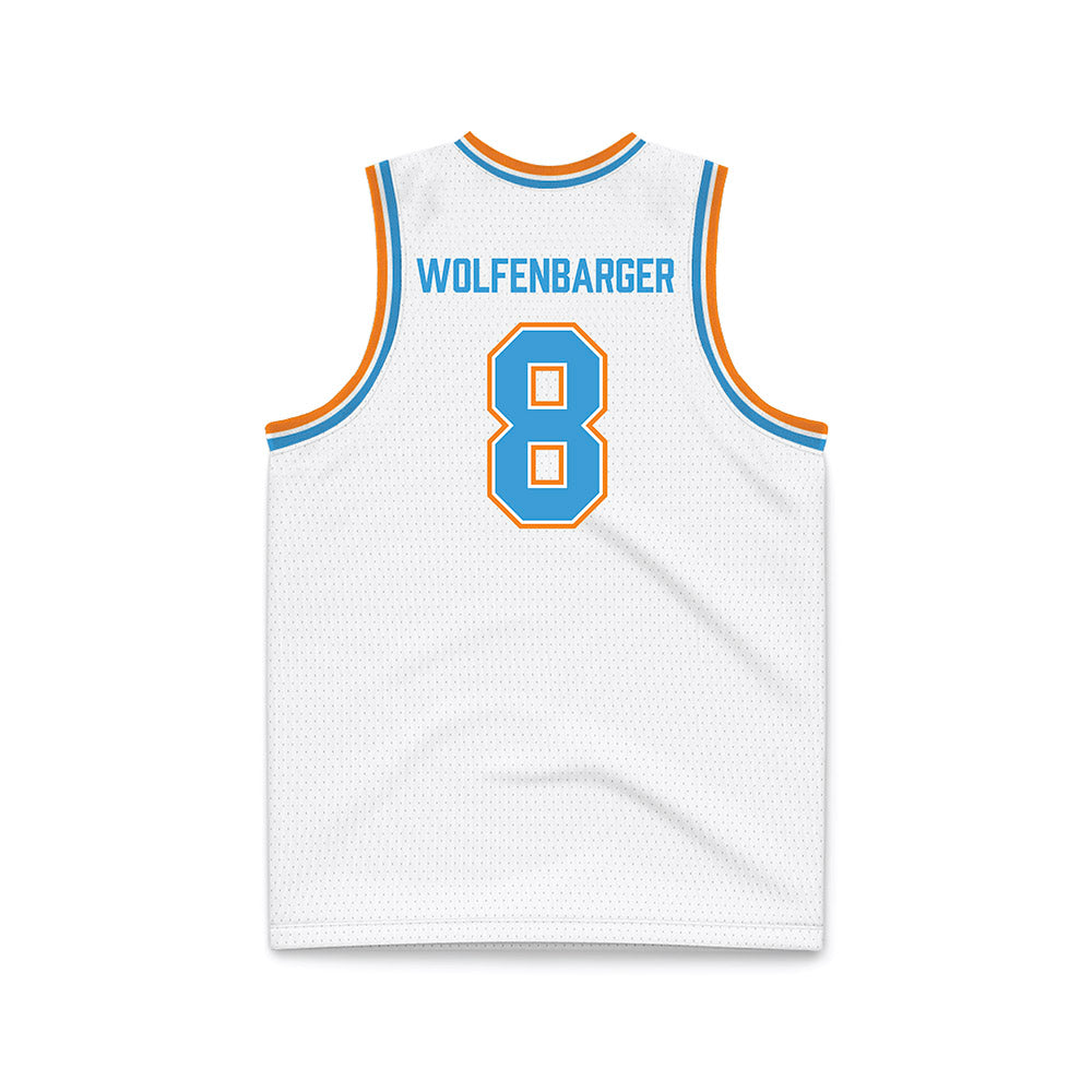 Tennessee - NCAA Women's Basketball : Jersey Wolfenbarger - White Basketball Jersey-1