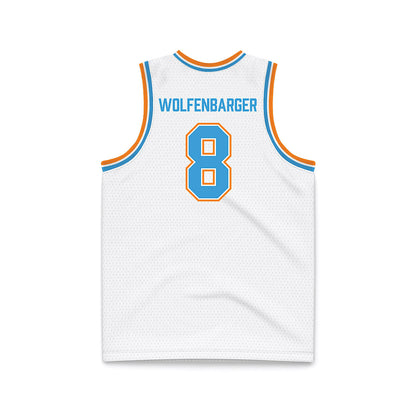 Tennessee - NCAA Women's Basketball : Jersey Wolfenbarger - White Basketball Jersey-1