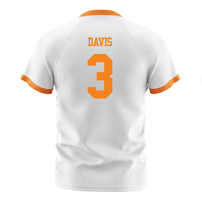 Tennessee - NCAA Women's Soccer : Devin Davis - White Soccer Jersey-1