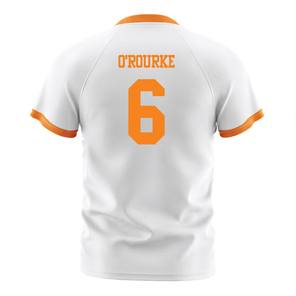 Tennessee - NCAA Women's Soccer : Shae O'Rourke - White Soccer Jersey-1