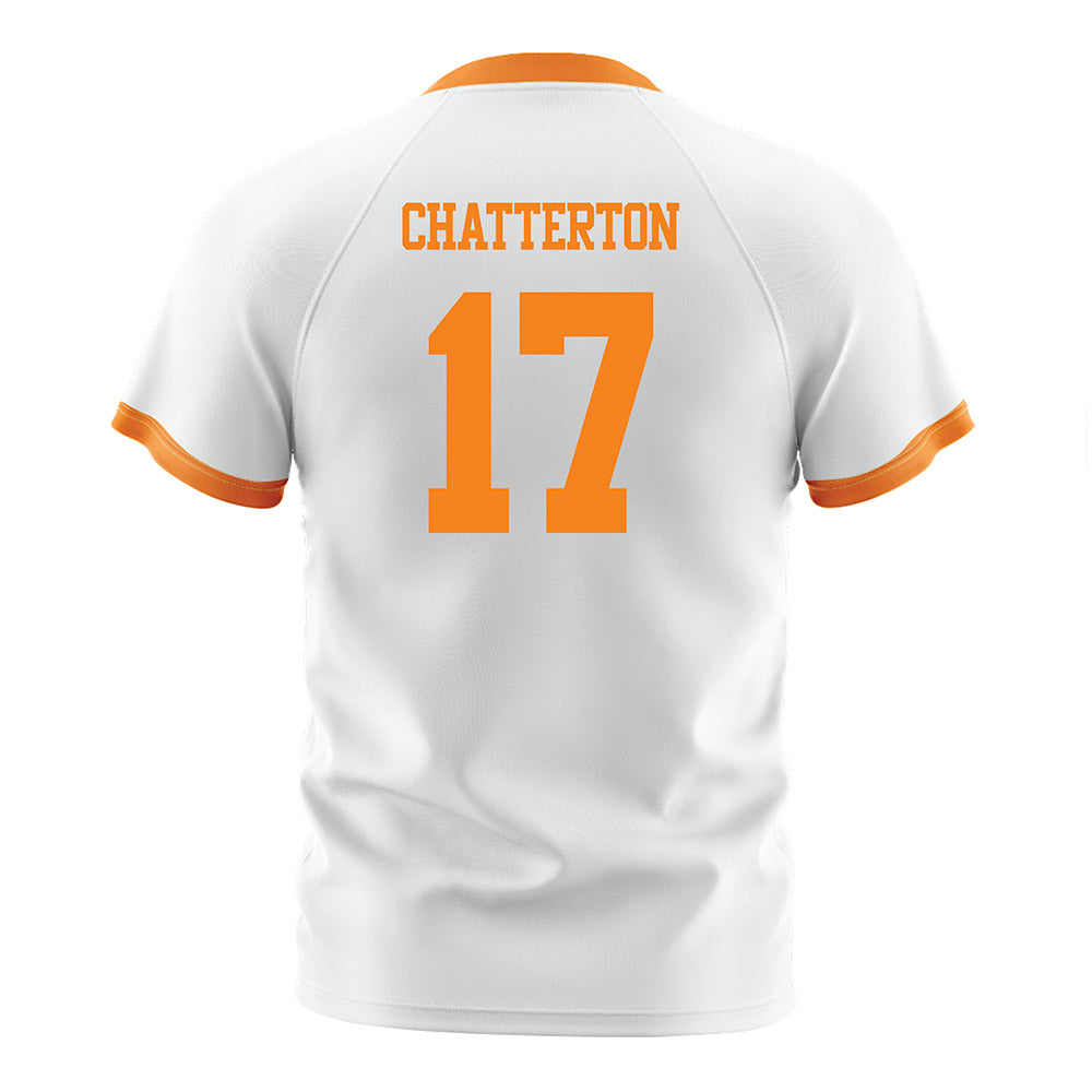 Tennessee - NCAA Women's Soccer : Jenna Chatterton - White Soccer Jersey-1