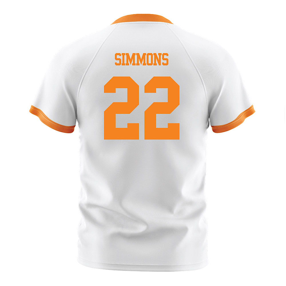 Tennessee - NCAA Women's Soccer : Kylee Simmons - White Soccer Jersey-1