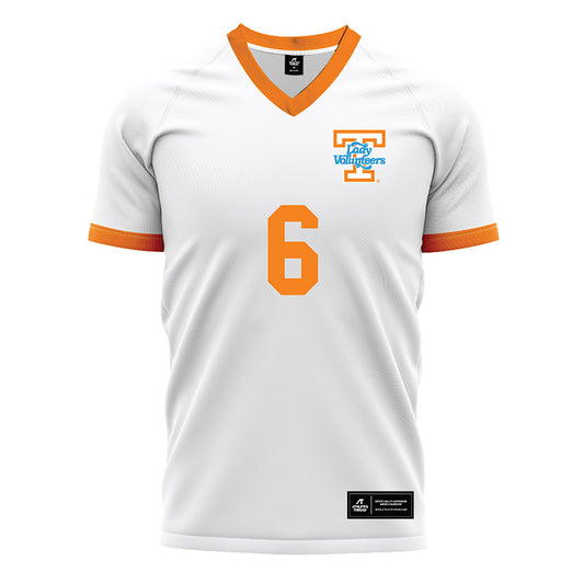 Tennessee - NCAA Women's Soccer : Shae O'Rourke - White Soccer Jersey-0
