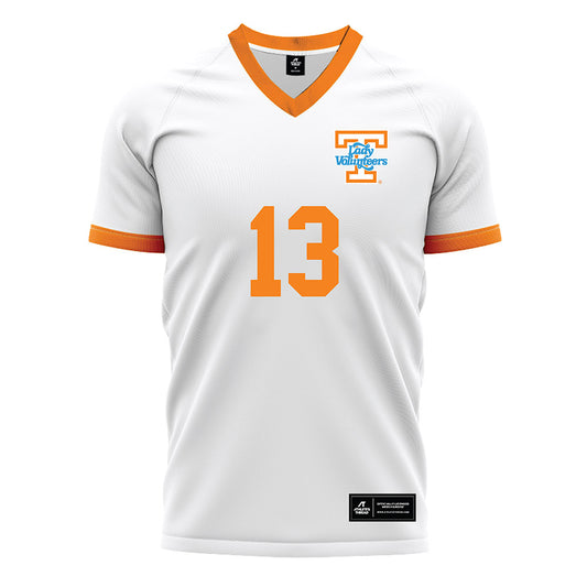 Tennessee - NCAA Women's Soccer : Keaton Mitchell - White Soccer Jersey-0