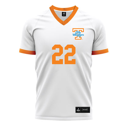 Tennessee - NCAA Women's Soccer : Kylee Simmons - White Soccer Jersey-0